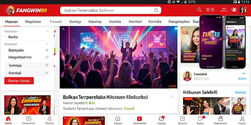 Tampilan antarmuka FANGWIN88 yang modern dan mudah digunakan.