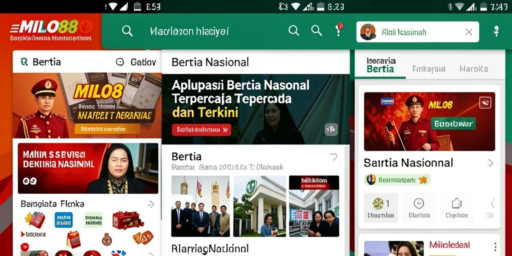 Tampilan antarmuka MILO88 yang menarik dan informatif.