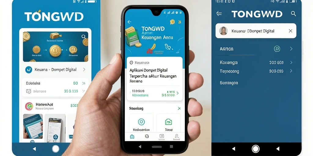 Tampilan antarmuka aplikasi TONGWD yang modern dan intuitif.